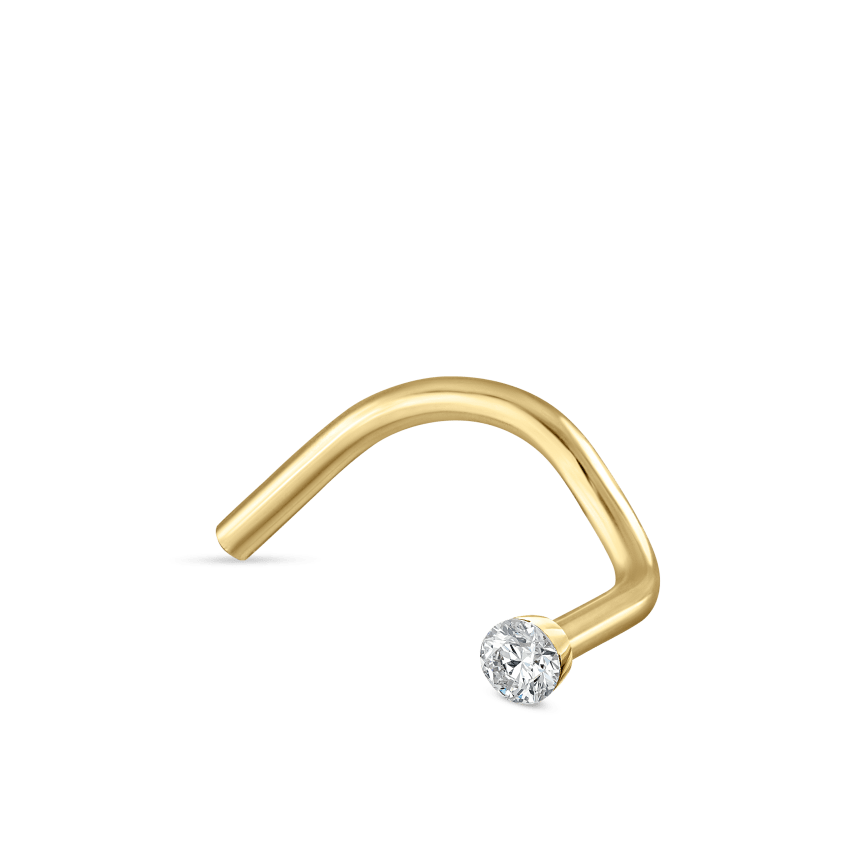 Invisible Set Diamond Nostril Screw