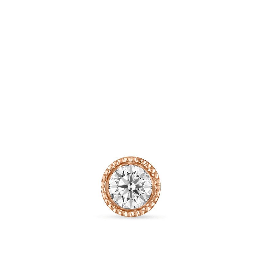 Diamond Scalloped Set Nostril Screw