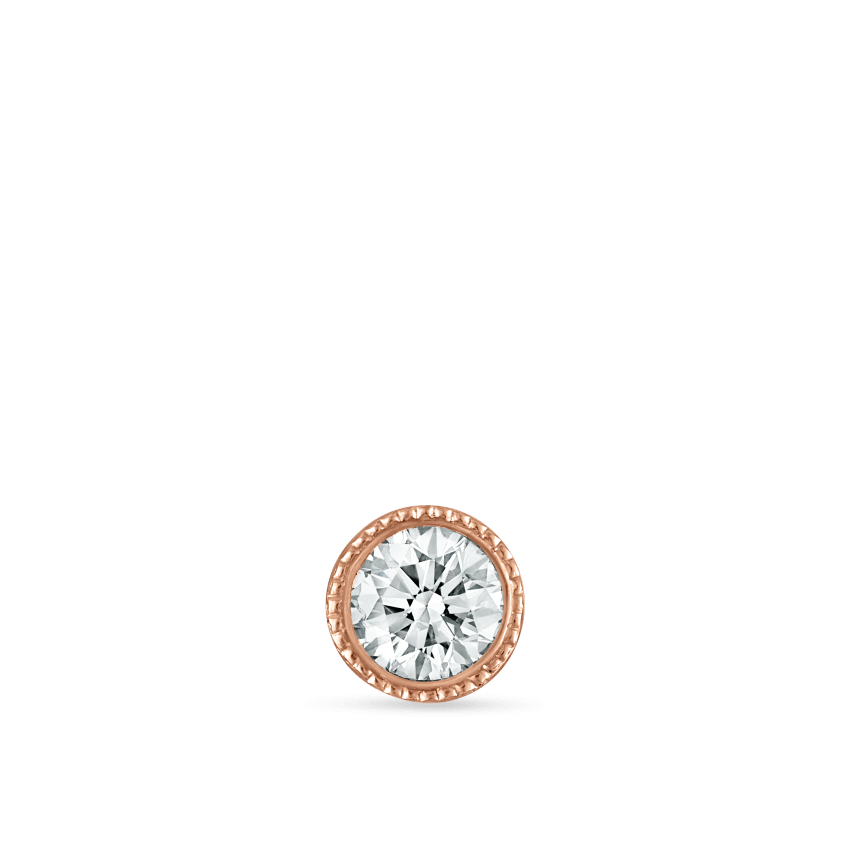 Diamond Scalloped Set Nostril Screw