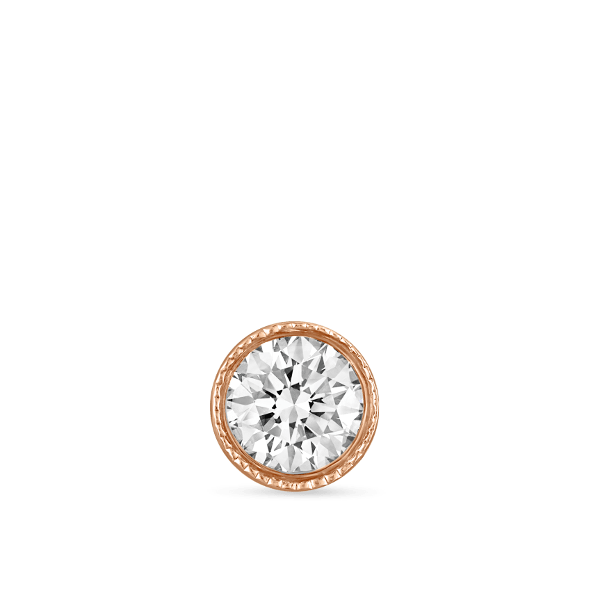 Diamond Scalloped Set Nostril Screw