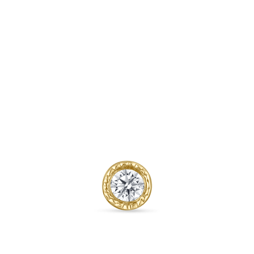 Diamond Scalloped Set Nostril Screw