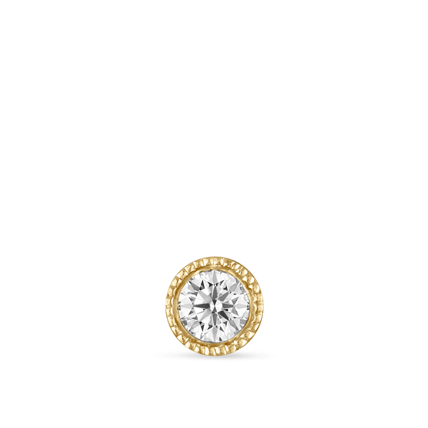 Diamond Scalloped Set Nostril Screw