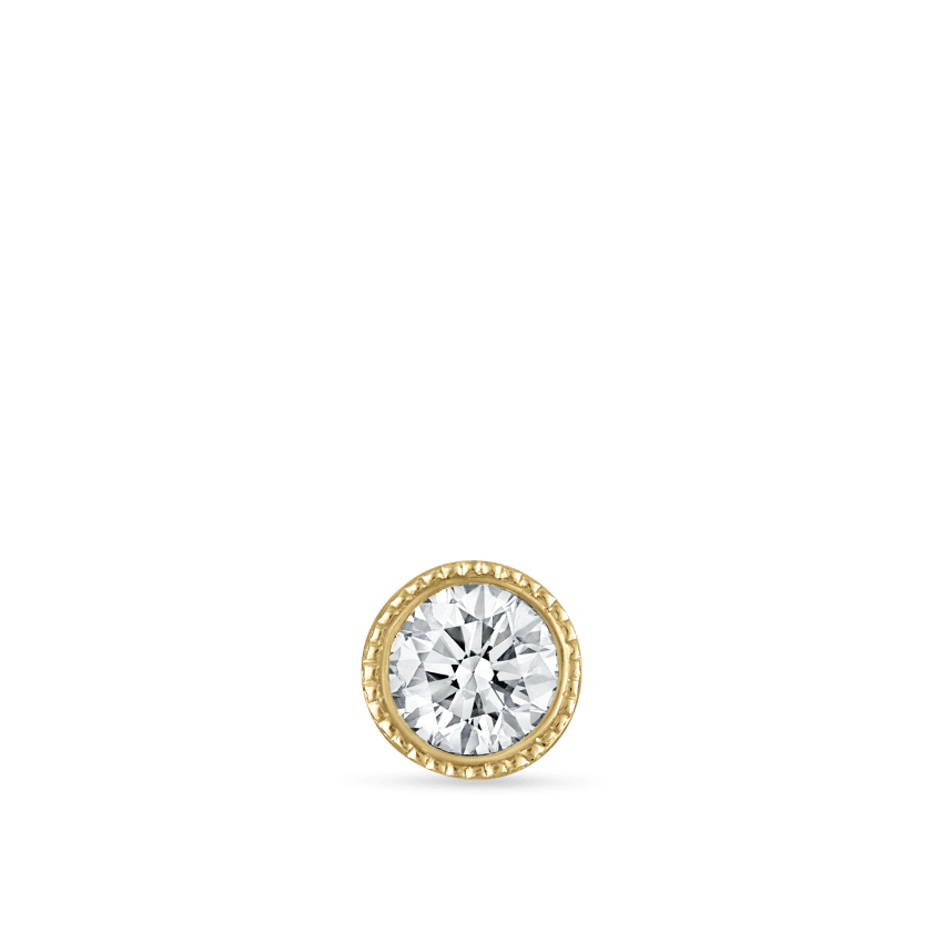Diamond Scalloped Set Nostril Screw