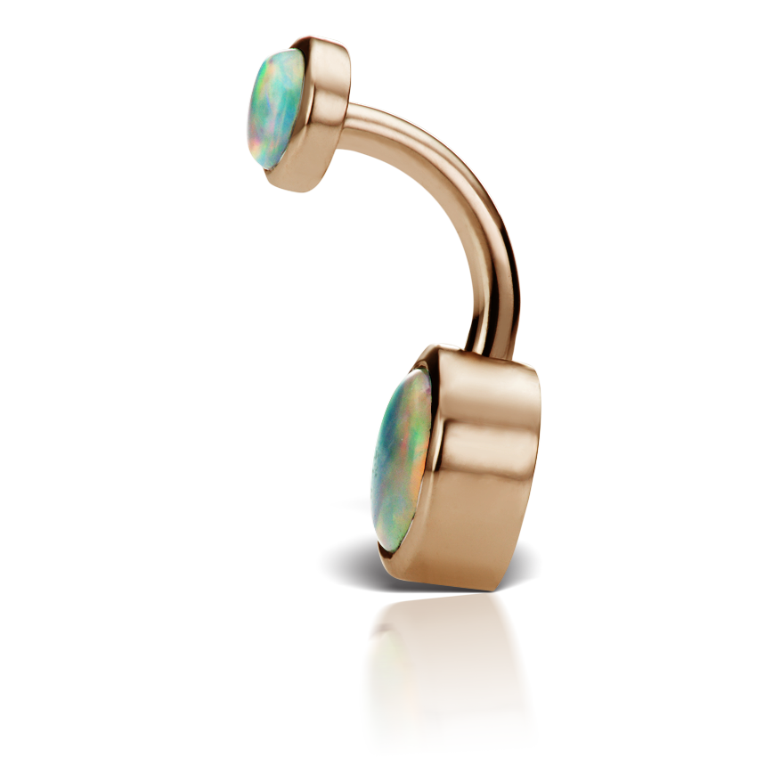Opal Cup Solitaire Barbell