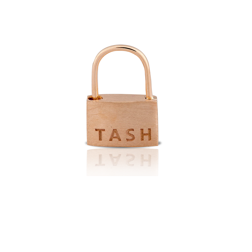 Padlock Hoop Earring