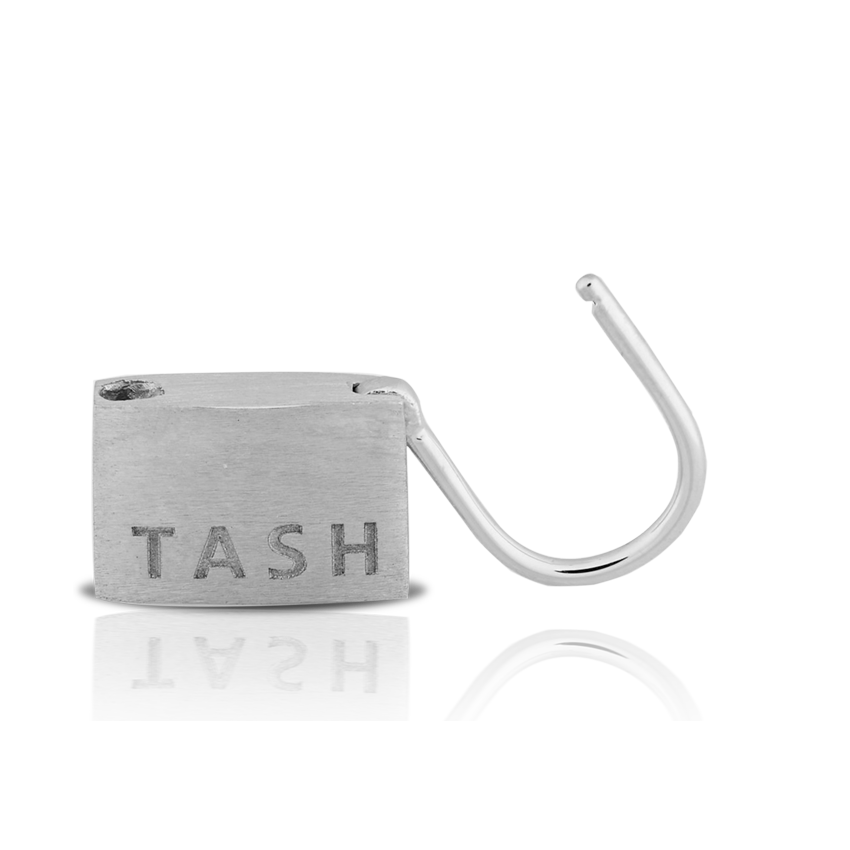 Padlock Hoop Earring