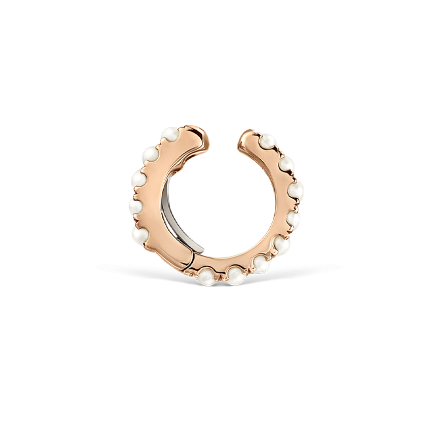 Pearl Eternity Tash Cuff Earring