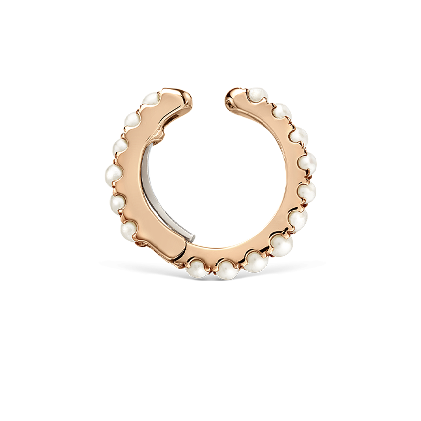 Pearl Eternity Tash Cuff Earring
