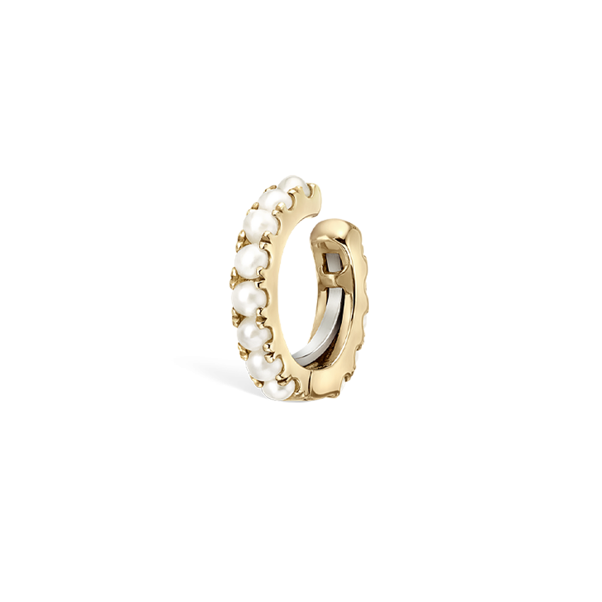 Pearl Eternity Tash Cuff Earring