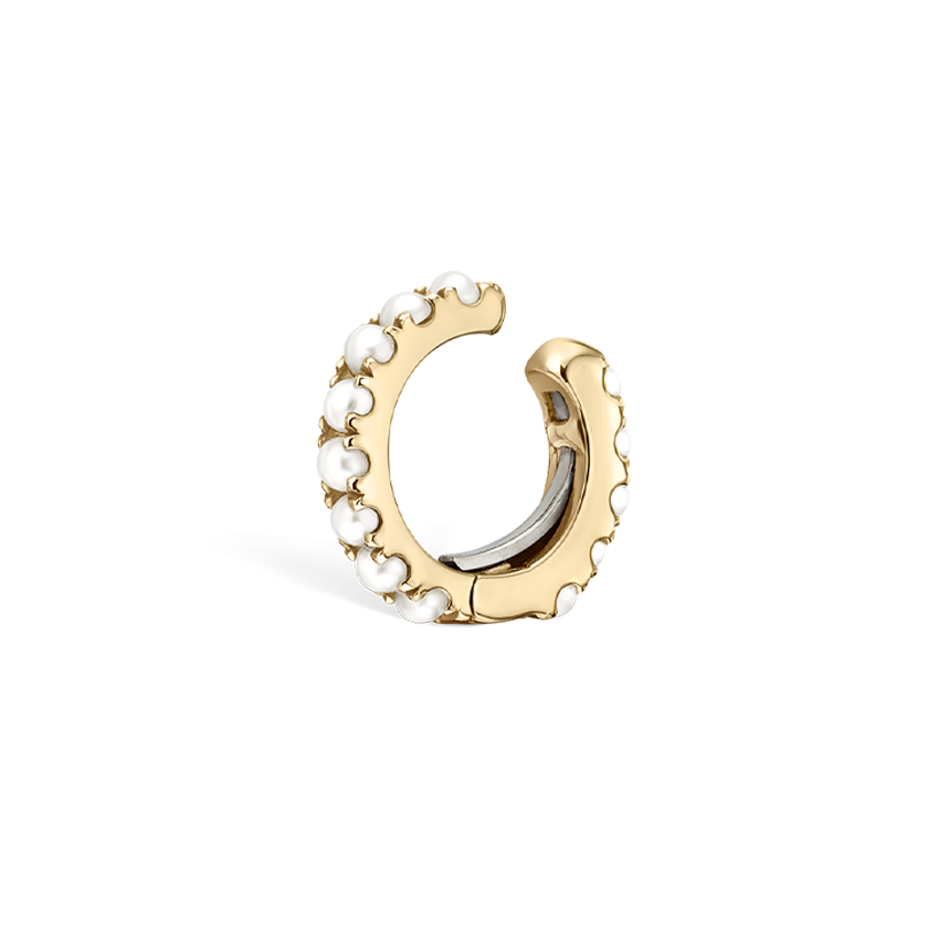Pearl Eternity Tash Cuff Earring