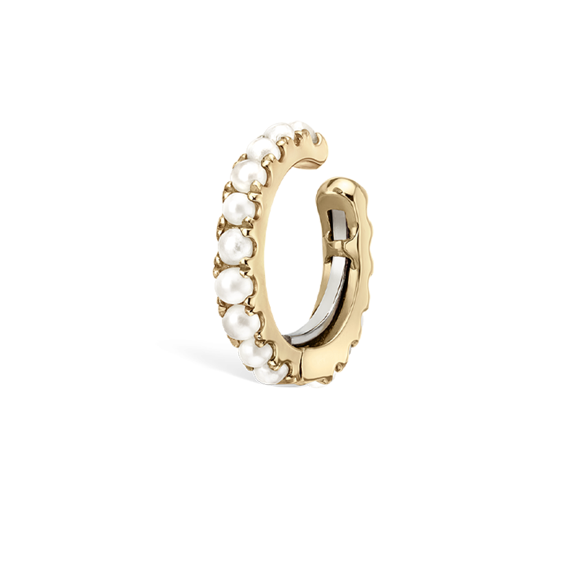 Pearl Eternity Tash Cuff Earring