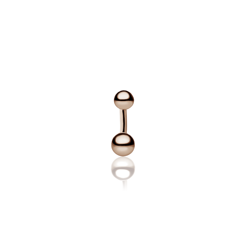 Gold Ball Barbell