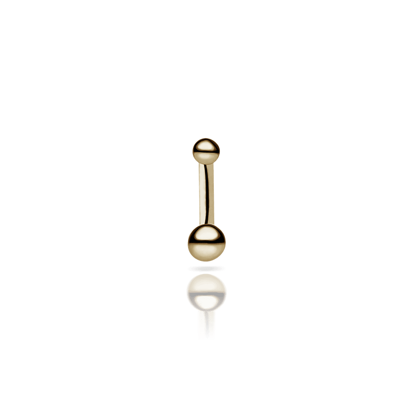 Gold Ball Barbell