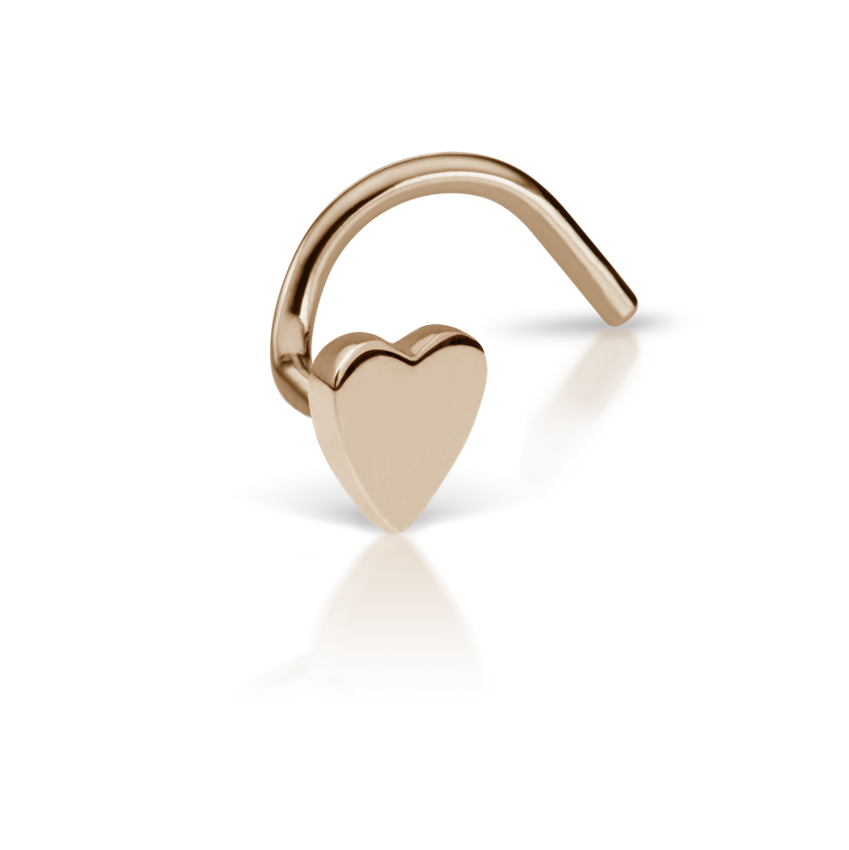 Plain Heart Nostril Screw