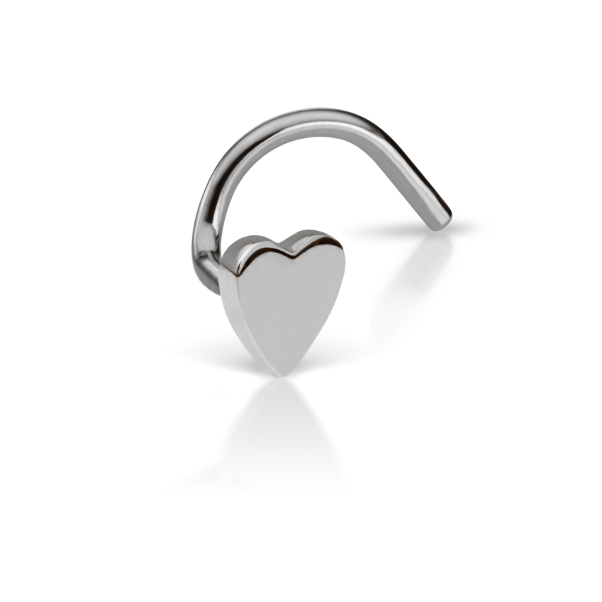 Plain Heart Nostril Screw