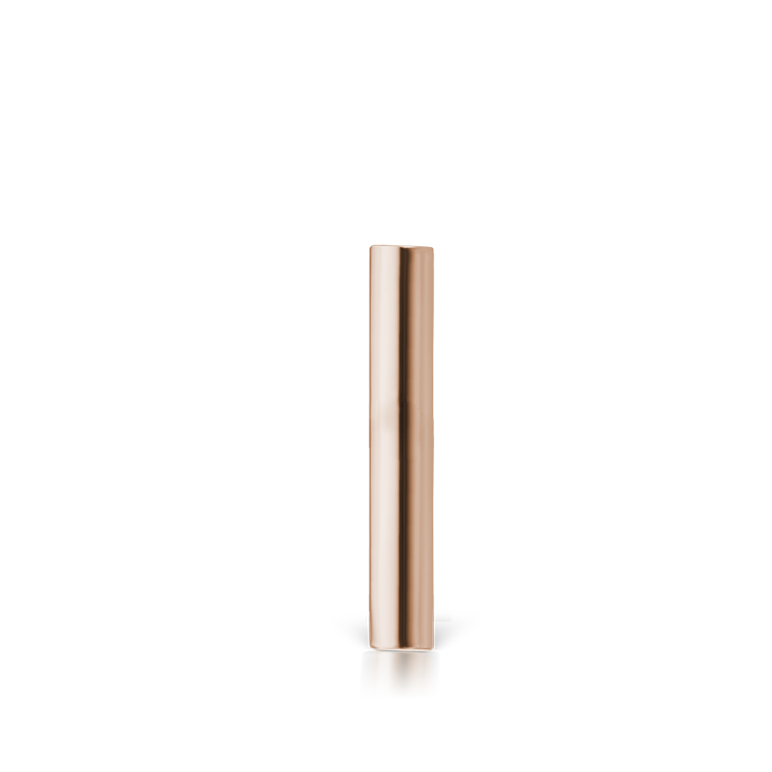 Polished Round Bar Stud Earring