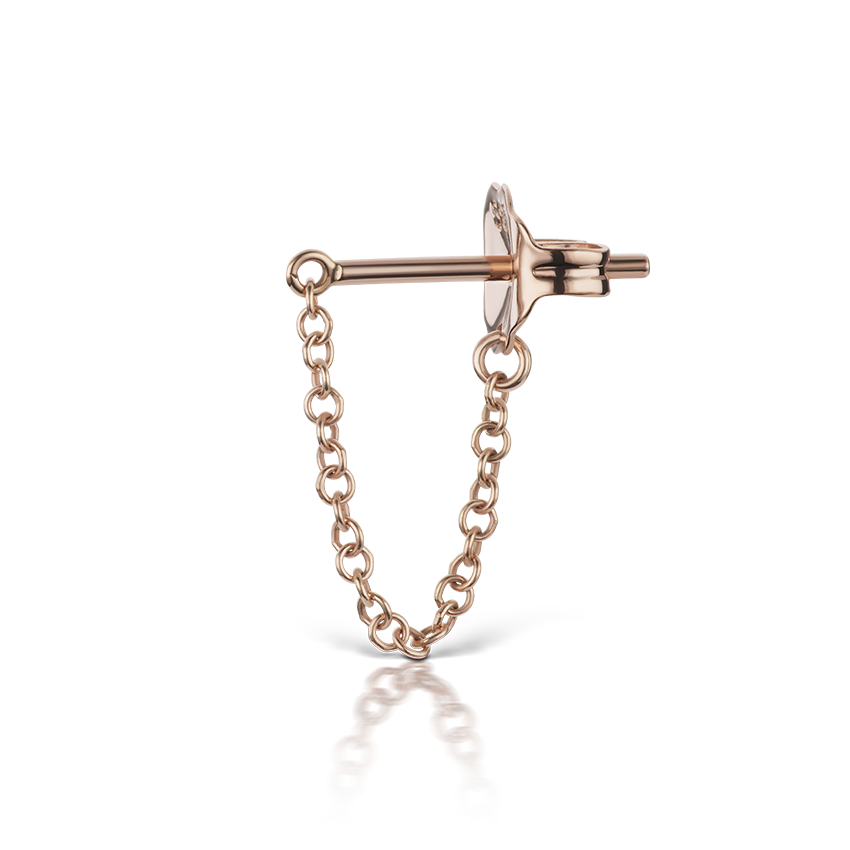 Chain Wrap Stud Earring