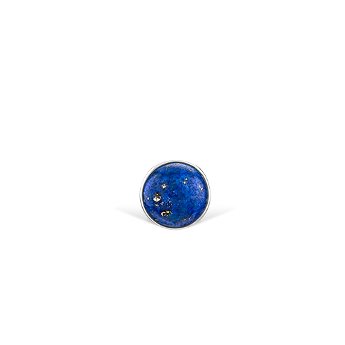 Lapis Threaded Stud Earring