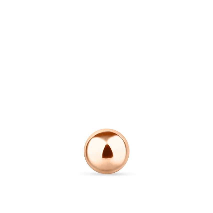 Ball Threaded Stud Earring
