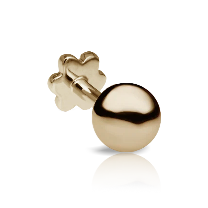 Ball Threaded Stud Earring