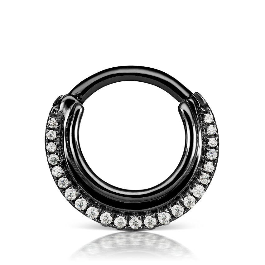 Diamond Dhara Hoop Earring