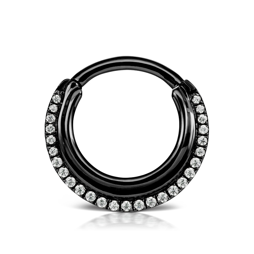Diamond Dhara Hoop Earring