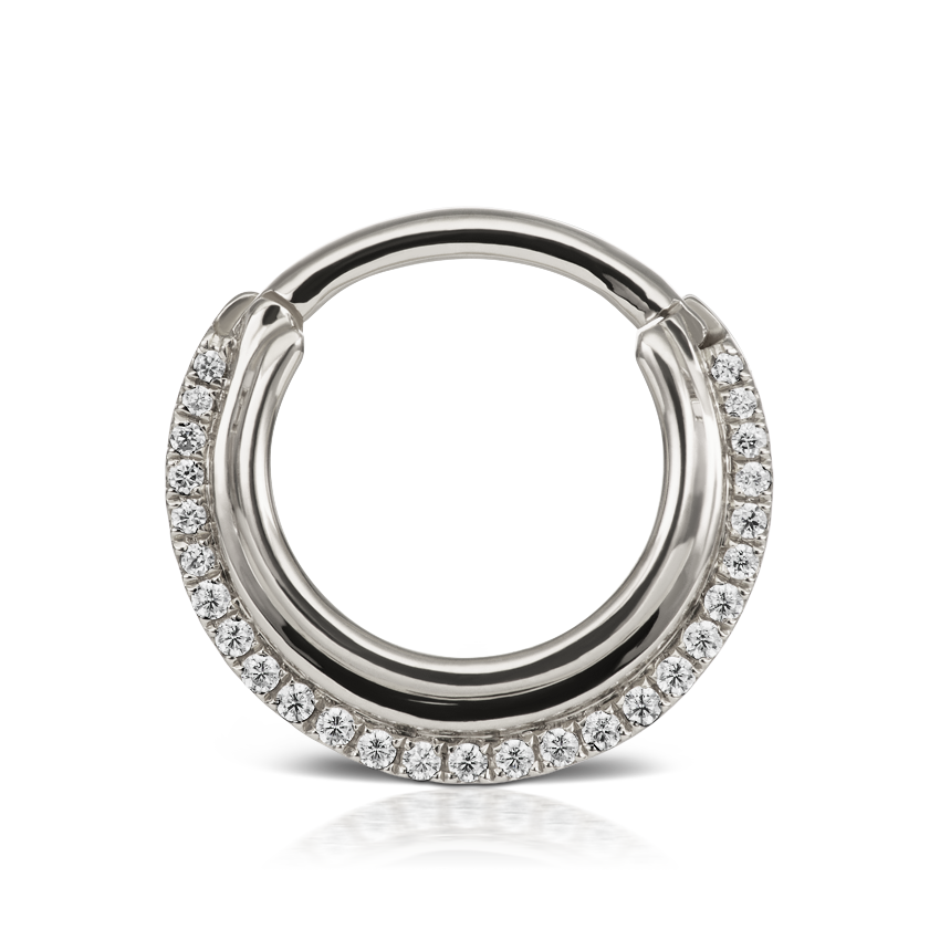 Diamond Dhara Hoop Earring