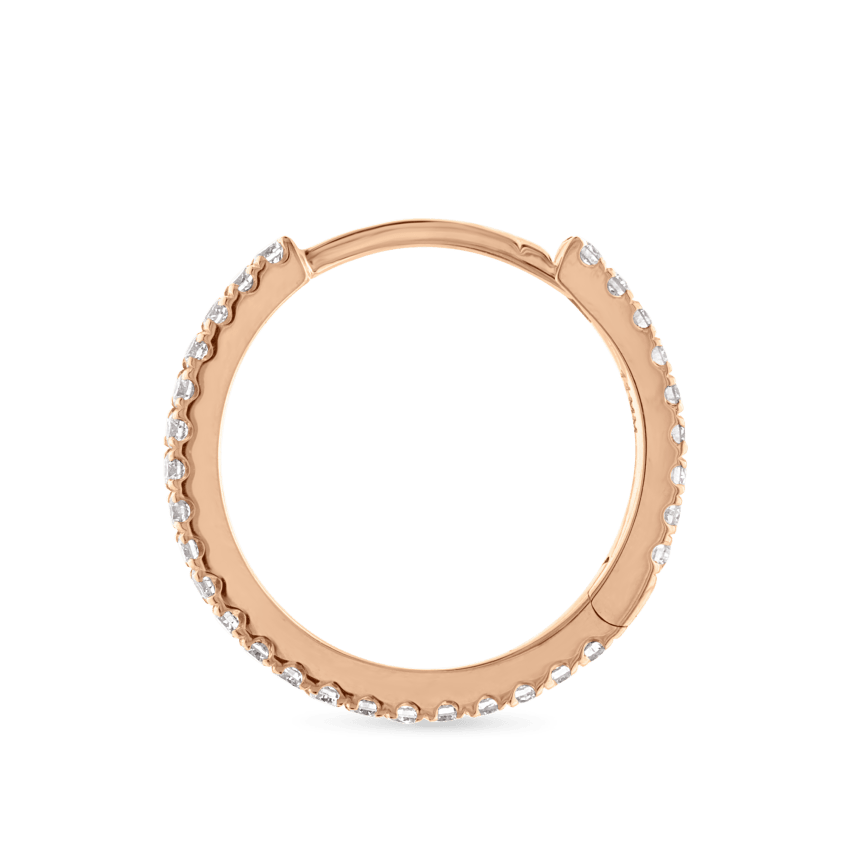 Diamond Eternity Hoop Earring