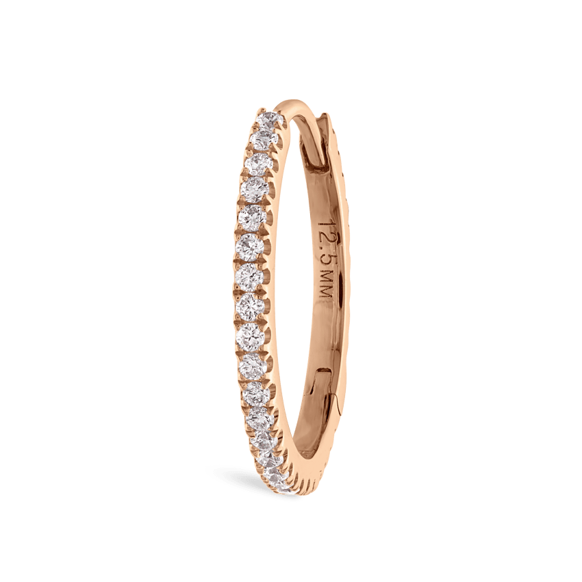 Diamond Eternity Hoop Earring