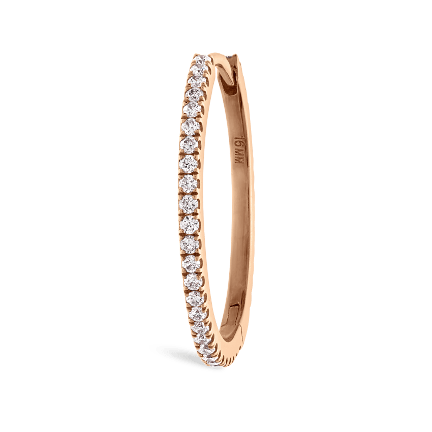 Diamond Eternity Hoop Earring