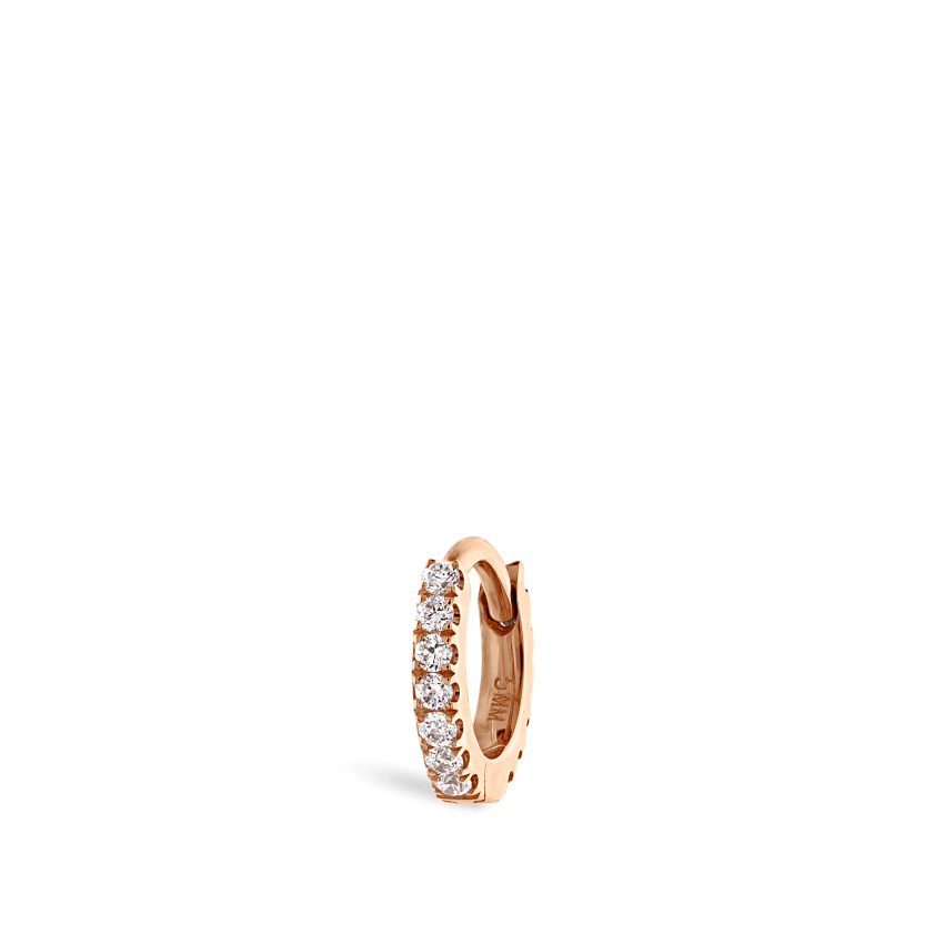 Diamond Eternity Hoop Earring