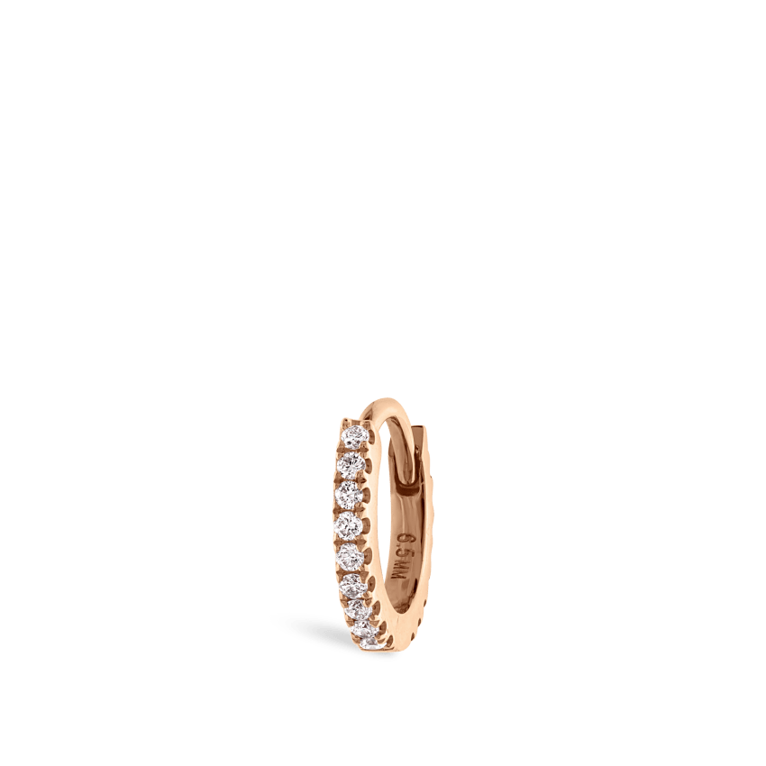 Diamond Eternity Hoop Earring