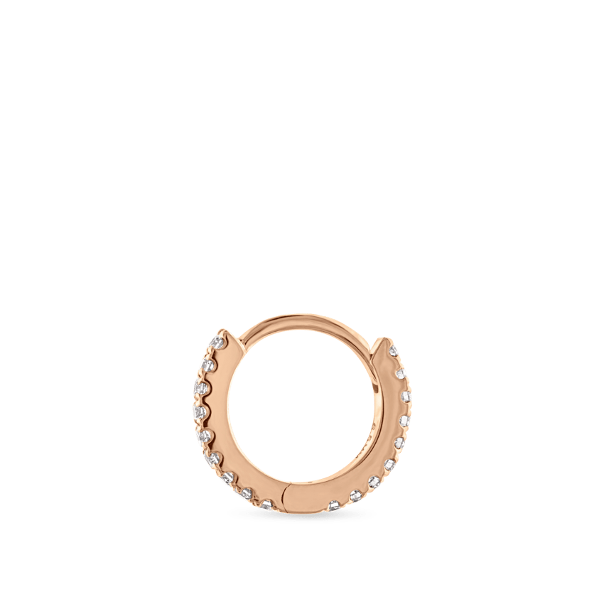 Diamond Eternity Hoop Earring