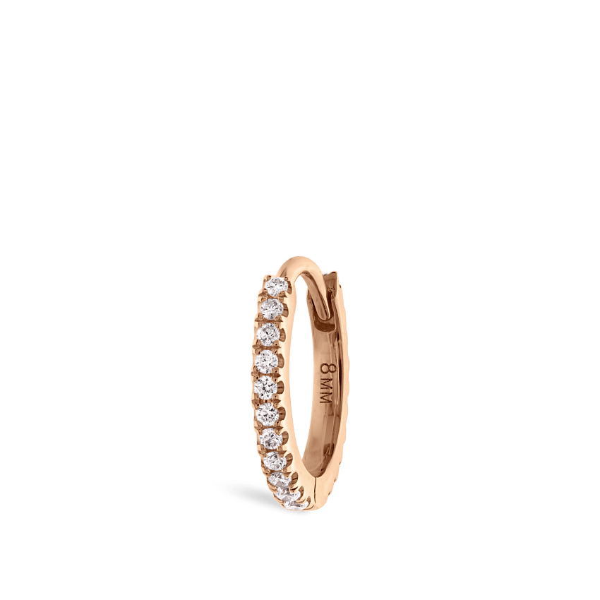 Diamond Eternity Hoop Earring