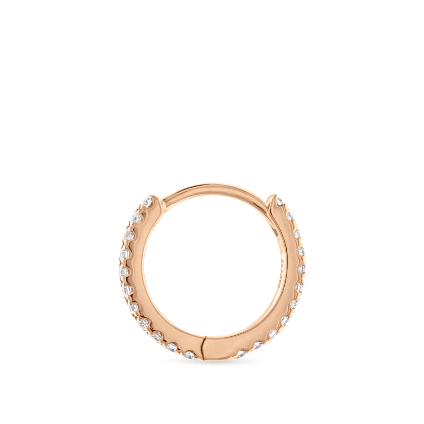 Diamond Eternity Hoop Earring