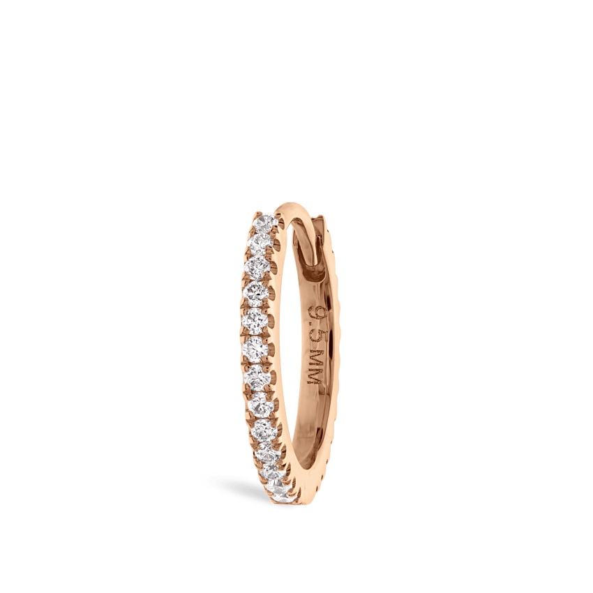 Diamond Eternity Hoop Earring