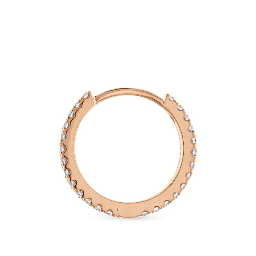 Diamond Eternity Hoop Earring