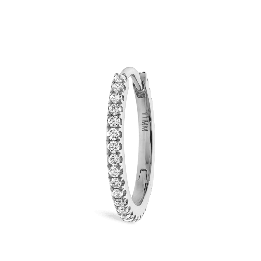 Diamond Eternity Hoop Earring