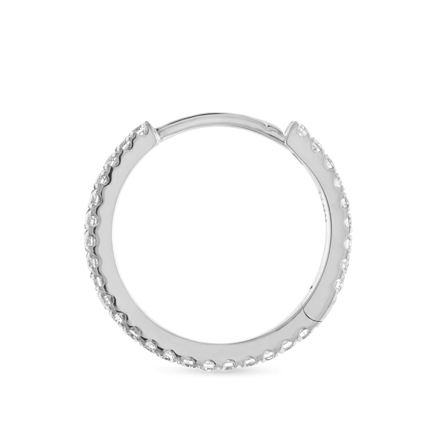 Diamond Eternity Hoop Earring