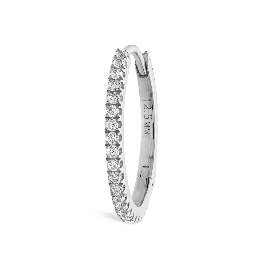 Diamond Eternity Hoop Earring