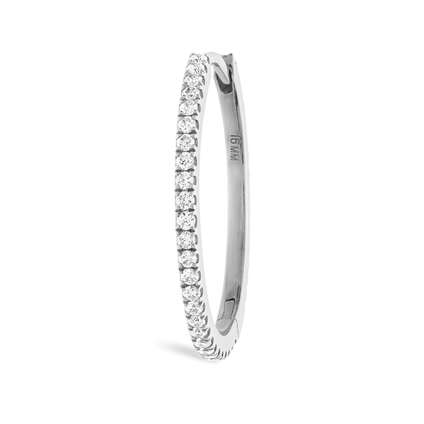 Diamond Eternity Hoop Earring