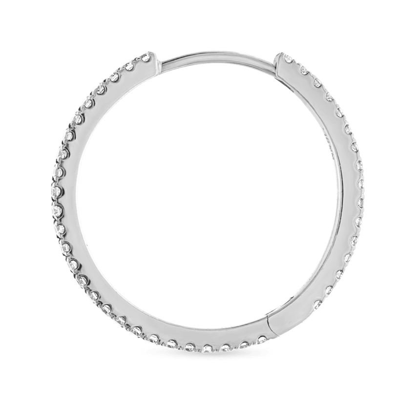 Diamond Eternity Hoop Earring