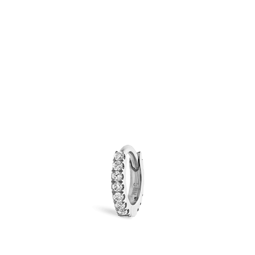 Diamond Eternity Hoop Earring