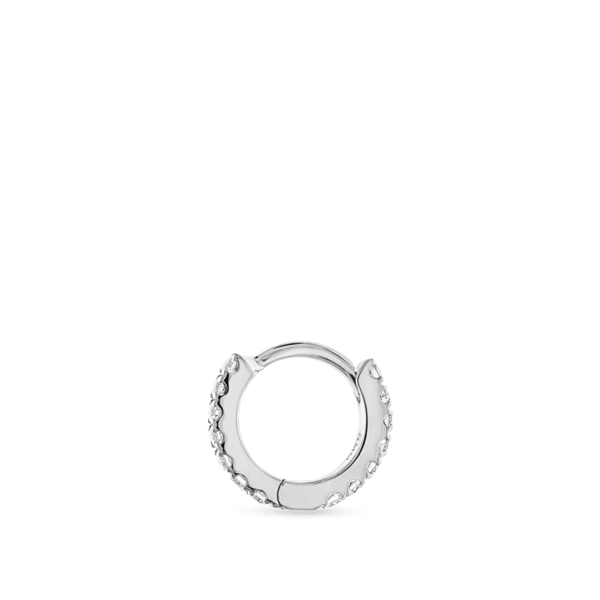 Diamond Eternity Hoop Earring