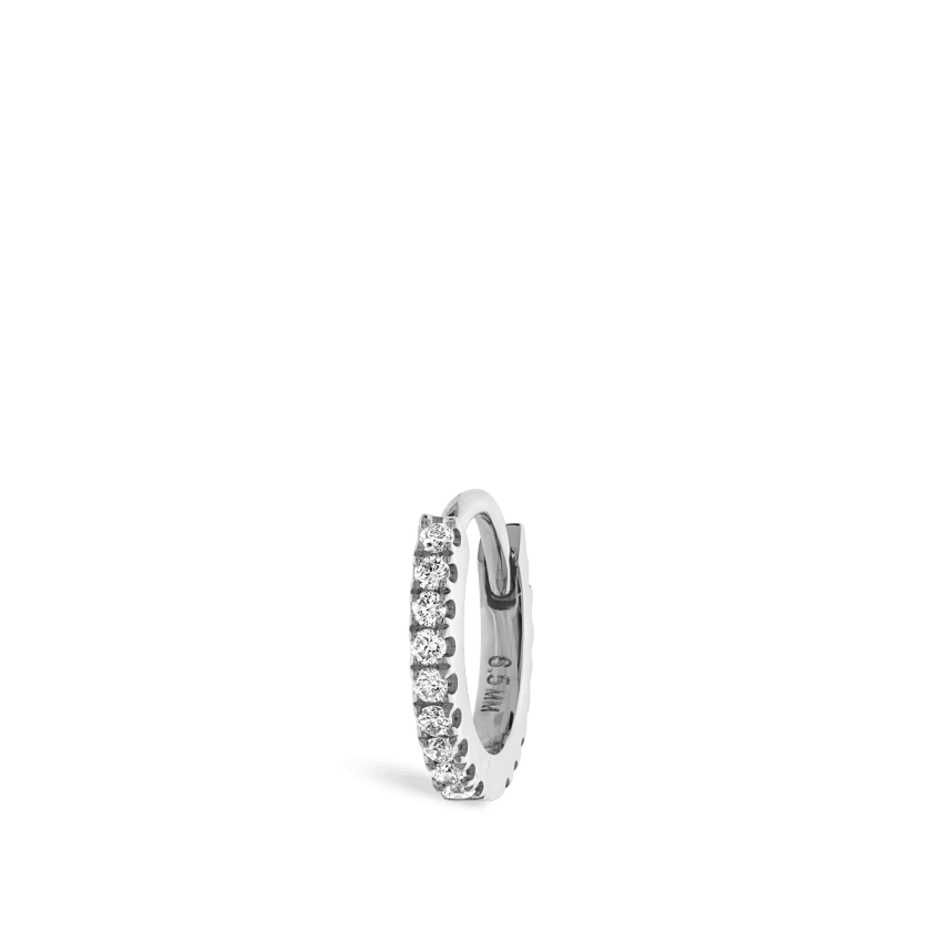 Diamond Eternity Hoop Earring