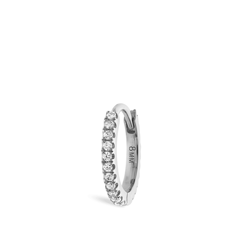 Diamond Eternity Hoop Earring