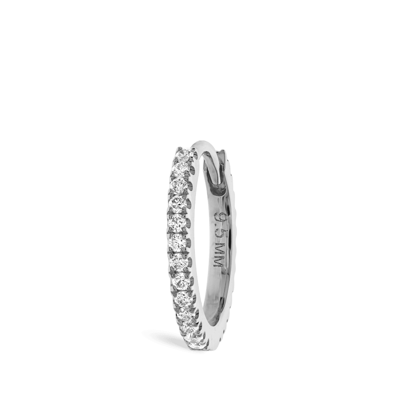 Diamond Eternity Hoop Earring