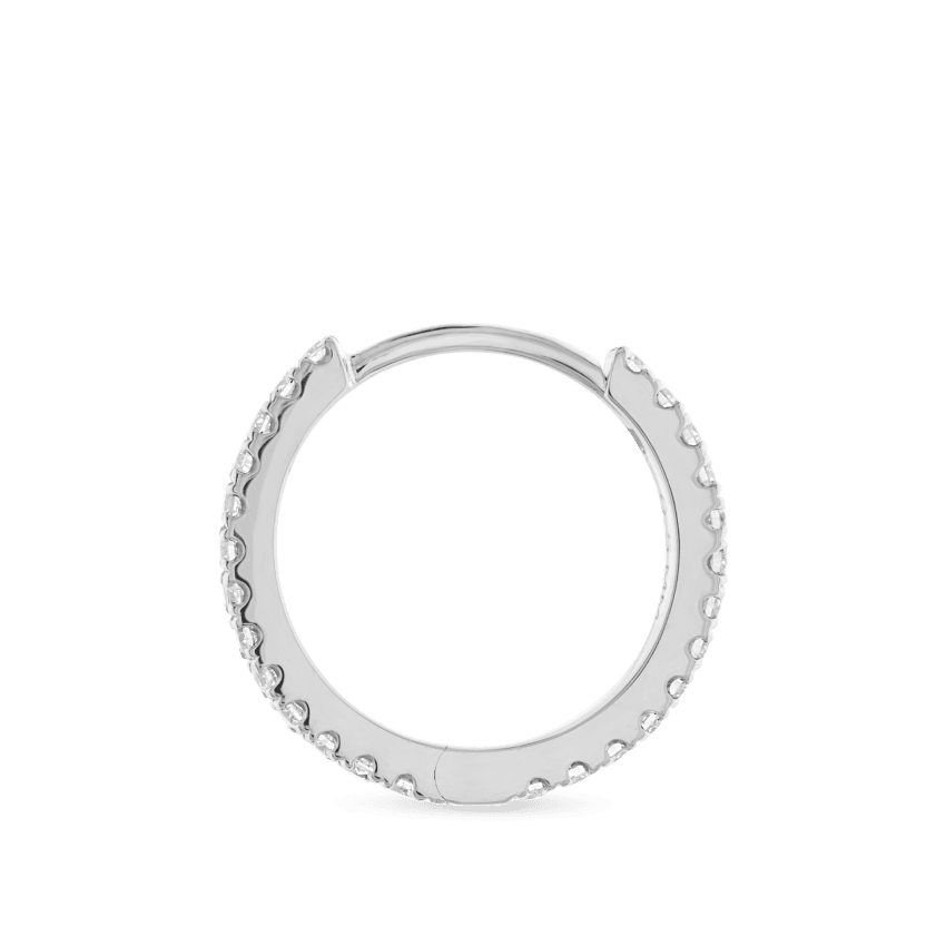 Diamond Eternity Hoop Earring