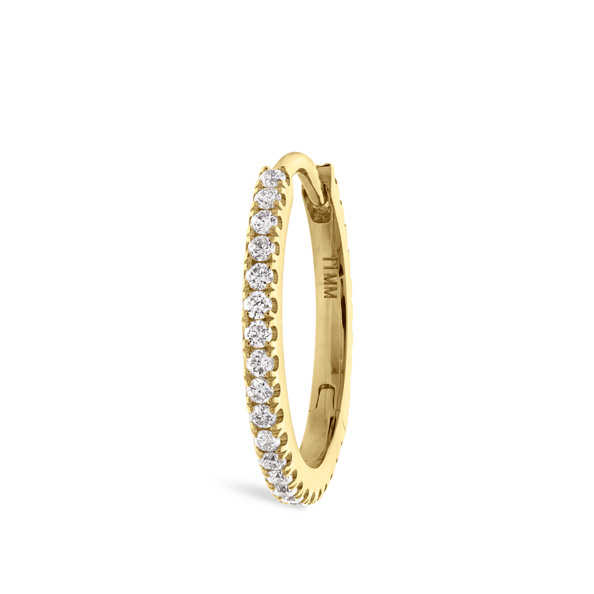 Diamond Eternity Hoop Earring