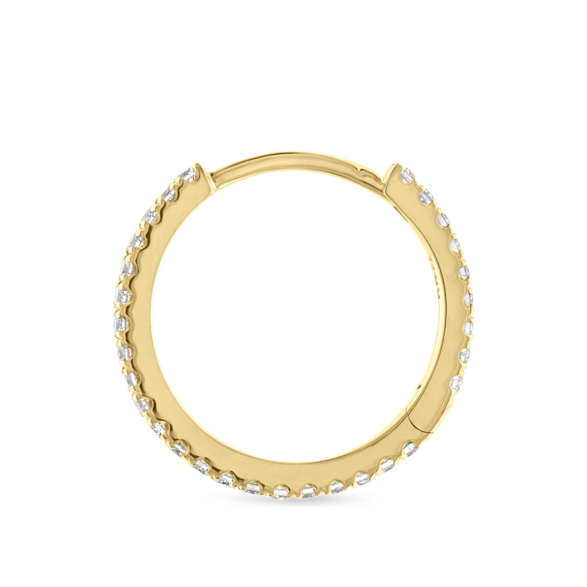 Diamond Eternity Hoop Earring